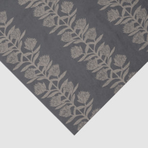 Minimalistisches launisches botanisches Florales H Seidenpapier