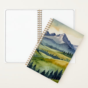 Minimalistisches leeres Skizzenbuch Notizblock