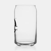 Minimalistisches Letter D Monogramm und Individuel Dosenglas (Links)