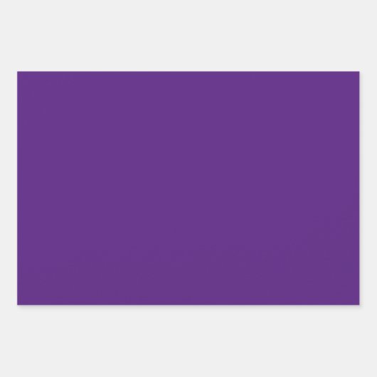 Minimalistisches lila schlichtes und modernes Gesc Geschenkpapier Set (Vorderseite 3)