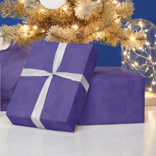 Minimalistisches lila violettes Muster, modernes G Geschenkpapier