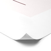 Minimalistisches Line-Art-Gesichterposter | Abstra Poster (Ecke)