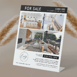 Minimalistisches Logo-Collage Real Anwesen zum Ver Sockelschild