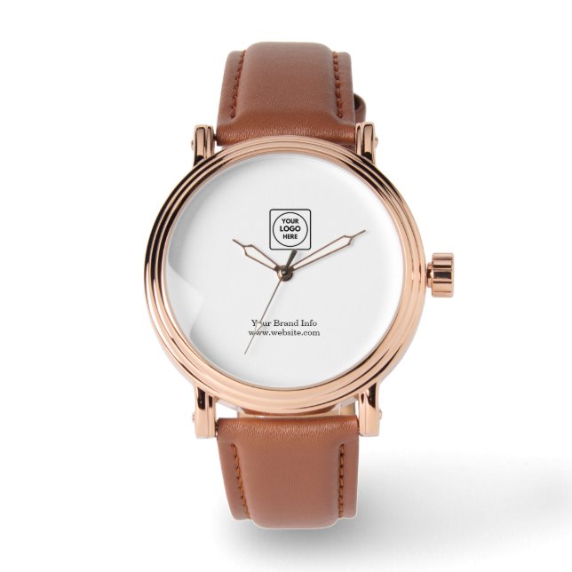 Minimalistisches Logo-Design | Beruflicher moderne Armbanduhr (Vorderseite)