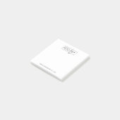 Minimalistisches Logo Einfache Geschäftsinformatio Post-it Klebezettel (angewinkelt)