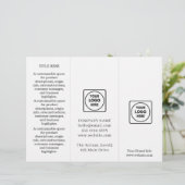 Minimalistisches Logo | Einfaches benutzerdefinier (Stehend Vorderseite)