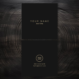 Minimalistisches Logo Elegante monochrome Visitenk Quadratische Visitenkarte