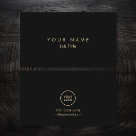 Minimalistisches Logo Elegante monochrome Visitenk Visitenkarte