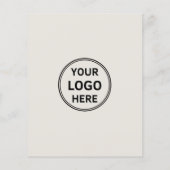 Minimalistisches Logo-Foto-Geschäfts-Flyer Flyer (Hinten)