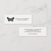 Minimalistisches Logo für das Farbgebläse Mini Visitenkarte (Vorne/Hinten)