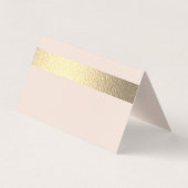 Minimalistisches Logo für den Goldschmiedestreifen Visitenkarten (Rückseite)