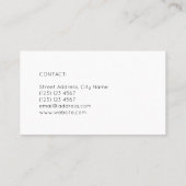 Minimalistisches Logo für die Schaltfläche Spielen Visitenkarte (Rückseite)