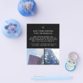 Minimalistisches Logo für  Geschäftsmodelle 2 Foto Flyer (Einzeln)