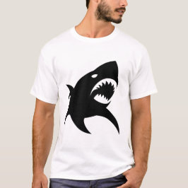 Minimalistisches Logo für Haie Moderne T-Shirt