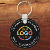 Minimalistisches Logo für kundenspezifische Geschä Schlüsselanhänger (Rückseite)