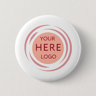 Minimalistisches Logo für Unternehmen Button