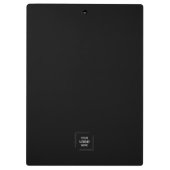 Minimalistisches Logo für Unternehmen Klemmbrett (Rückseite)