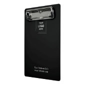 Minimalistisches Logo für Unternehmen Mini Klemmbrett (Gewinkelt2)