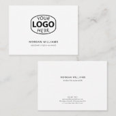 Minimalistisches Logo für Unternehmen Visitenkarte (Vorne/Hinten)