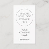 Minimalistisches Logo für zeitgenössische Anwendun Visitenkarte (Vorderseite)