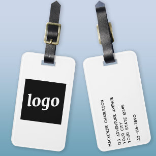 Minimalistisches Logo Gepäckanhänger