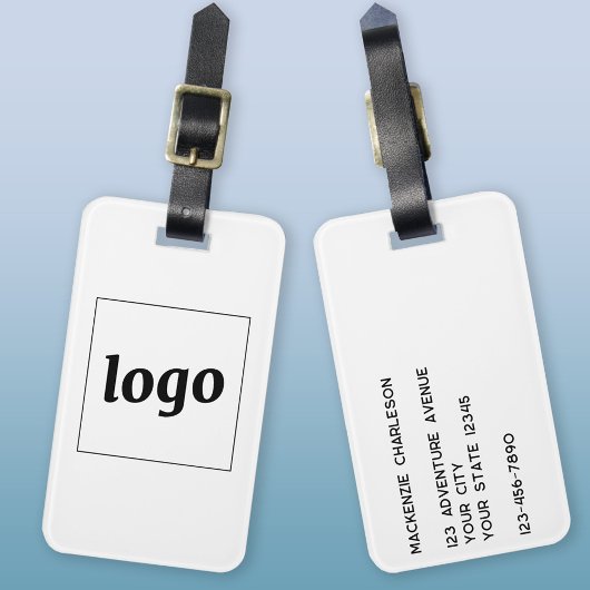 Minimalistisches Logo Gepäckanhänger