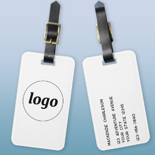 Minimalistisches Logo Gepäckanhänger