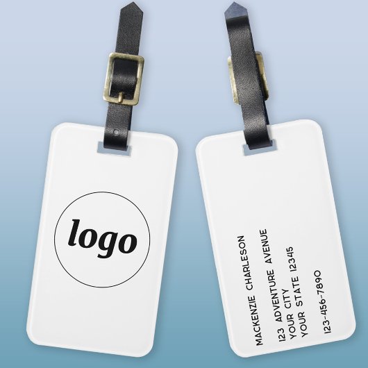 Minimalistisches Logo Gepäckanhänger