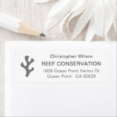 Minimalistisches Logo Grau Business Rücksendeadres (Insitu)