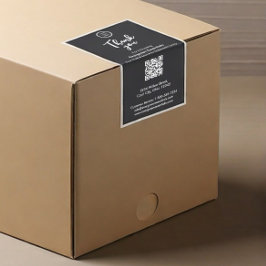 Minimalistisches Logo Großbuchstaben Siegel Aufkleber