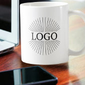 Minimalistisches Logo Kaffeetasse