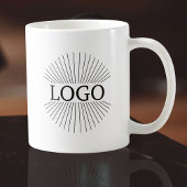 Minimalistisches Logo Kaffeetasse