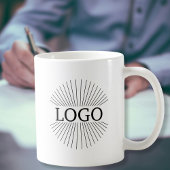 Minimalistisches Logo Kaffeetasse