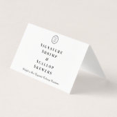 Minimalistisches Logo-Label für Buffet-Disc (Vorderseite)