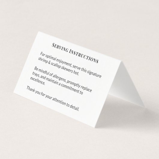 Minimalistisches Logo-Label für Buffet-Disc (Rückseite)