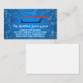 Minimalistisches Logo-Logo | Blasen Visitenkarte (Vorne/Hinten)