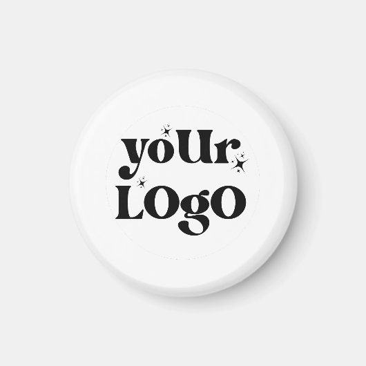 Minimalistisches Logo Magnet (Vorne)