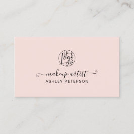 Minimalistisches Logo-Make-up Visitenkarte