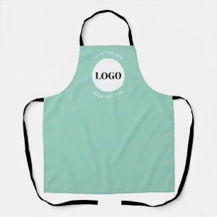 Minimalistisches Logo mit Text Business Schürze