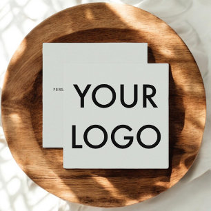 Minimalistisches Logo Quadratische Visitenkarte