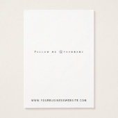 Minimalistisches Logo, Schwarz-Weiß-Schmuck-Displa (Rückseite)