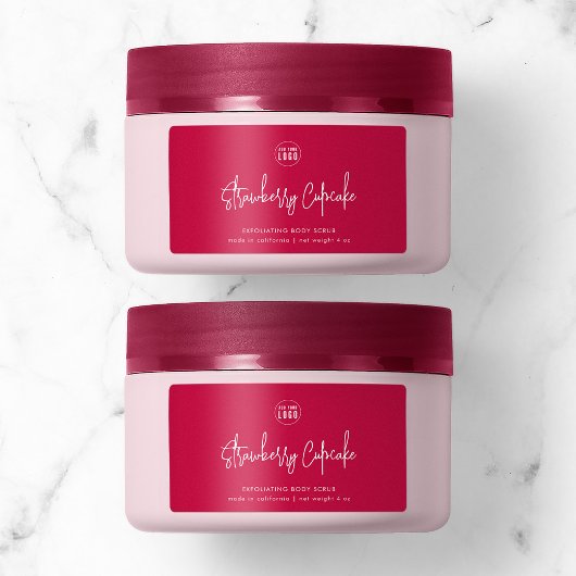 Minimalistisches Logo-Skript für benutzerdefiniert Adressaufkleber