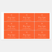 Minimalistisches Logo-Skript für benutzerdefiniert Etiketten (Blatt)