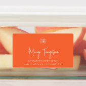 Minimalistisches Logo-Skript für benutzerdefiniert Etiketten (Befestigt)