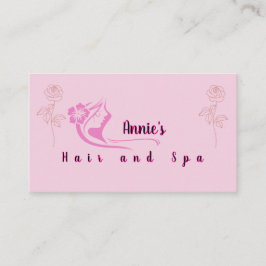 Minimalistisches Logo und Schönheit der Wellness-C Visitenkarte