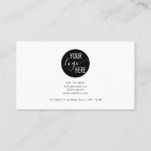 Minimalistisches Logo Vielen Dank, dass Sie eine R Rabattkarte (Rückseite)