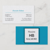 Minimalistisches Logo Visitenkarte (Vorne/Hinten)