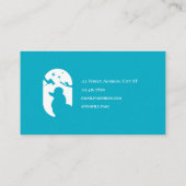 Minimalistisches Logo Visitenkarte (Rückseite)