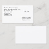 Minimalistisches Logo Visitenkarte (Vorne/Hinten)