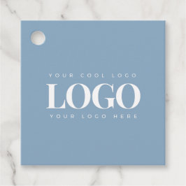 Minimalistisches Logo von Dusty Blue Business Comp Geschenkanhänger